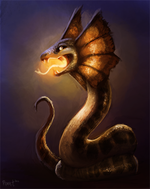 day_3__frill_snake__50_min__by_cryptid_creations-d5lyscx.png